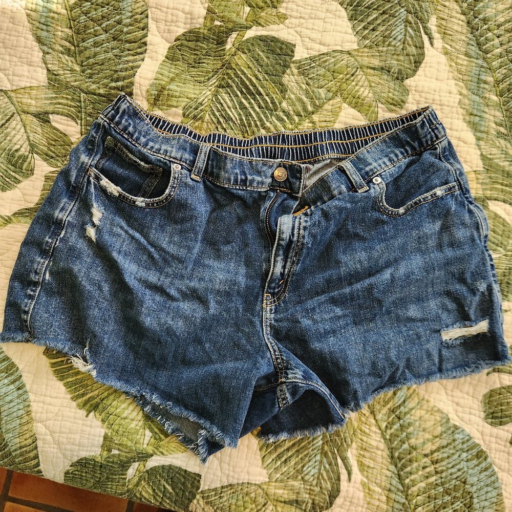 Stretchy Jean Shorts